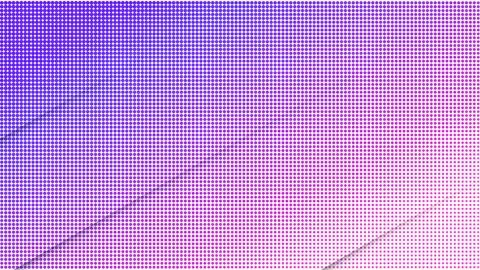 Gradient halftone pattern. Digital mosaic from dots. Pink Blue colors. Stock Illustration