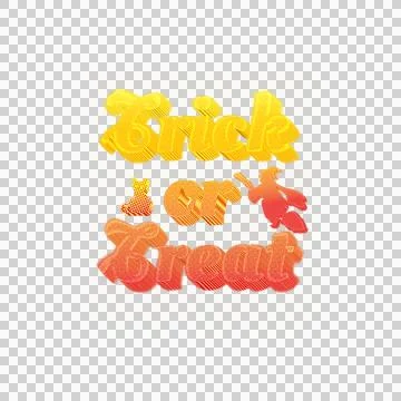 Gradient halloween lettering typography vector eps 10 Stock Illustration