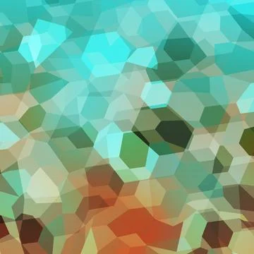 Gradient hexagon polygon background. イラスト素材