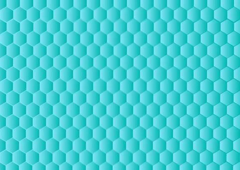 Gradient hexagonal background. Abstract blue background with hexagon pattern. Stock Illustration