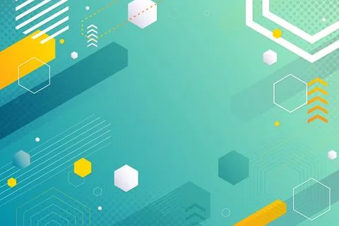 Gradient Hexagonal Background Wallpaper Blue Ilustração Stock