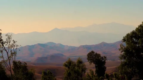 Gradient of hills in Pakistan (2) Stock Footage 199245459
