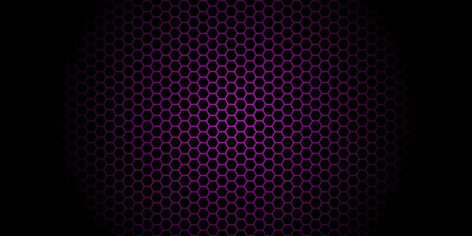 Gradient honeycomb background vector illustration, banner isolated Stockillustratie