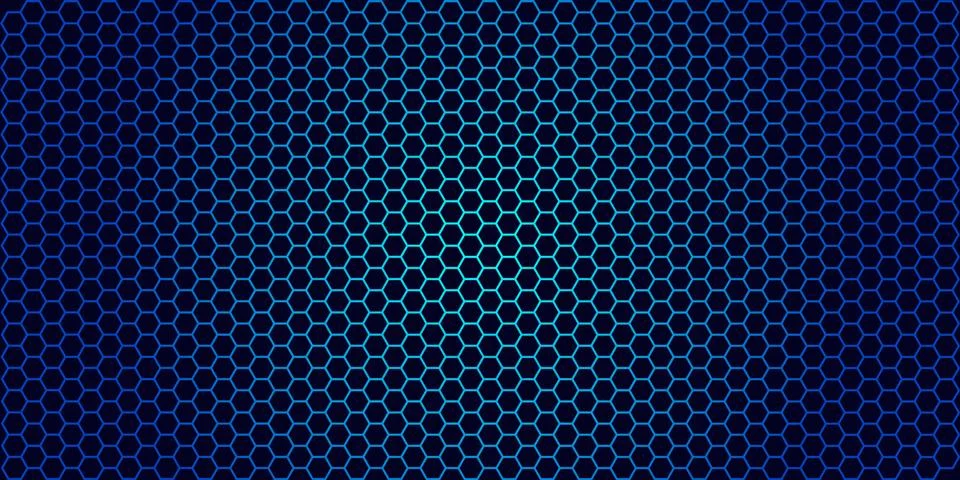 Gradient honeycomb background vector illustration, banner isolated Stock Illustration