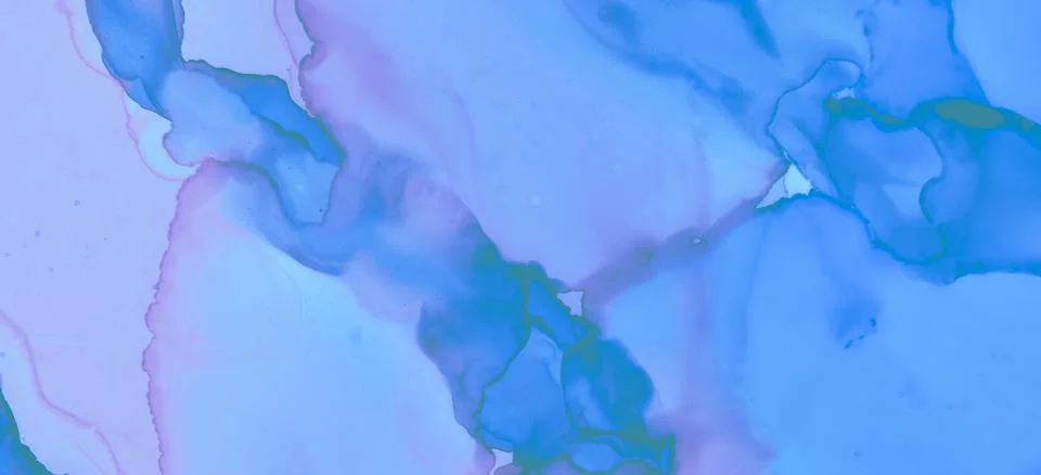 Gradient Ink Stains Pattern. Pink Pastel Fluid Illustrazione stock