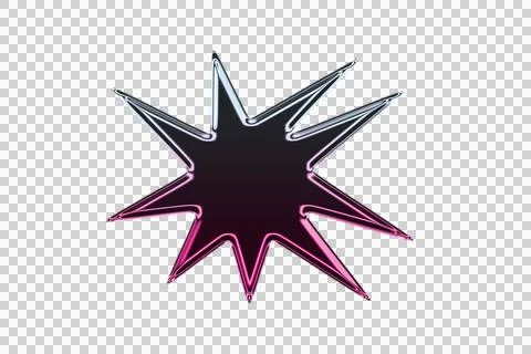 Gradient of intertwined ribbons with metallic silver and pink hues transparent Stock Illustration