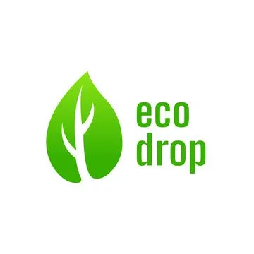 Gradient leaf logo design template Stock Illustration