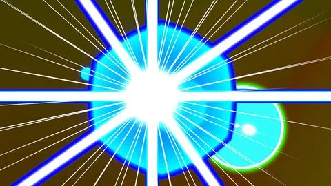 Gradient Lens Beam Effect Stock Illustration