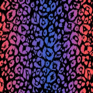 Gradient leopard background. Stock Illustration