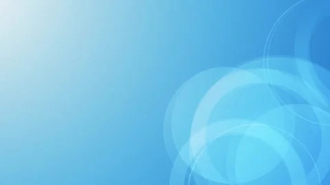 Gradient light blue abstract background featuring transparent overlapping cir 動画素材 313833039