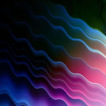 Gradient lines on a black background. Delicate futuristic textures. Stock Illustration