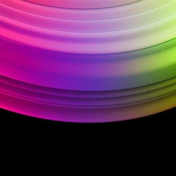 Gradient lines on a black background. Delicate futuristic textures. Stock Illustration