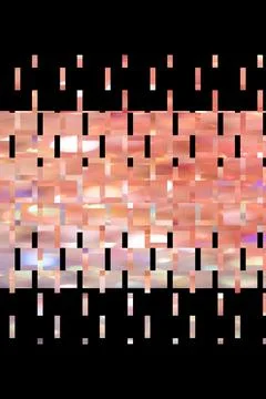 Gradient lines on a black background. Delicate futuristic textures. Stock Illustration