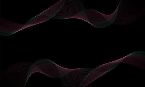 Gradient lines digital equalizer background. Vector illustration. Illustrazione stock