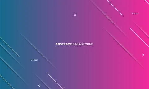 Gradient with lines texture and memphis elements. Illustrazione stock