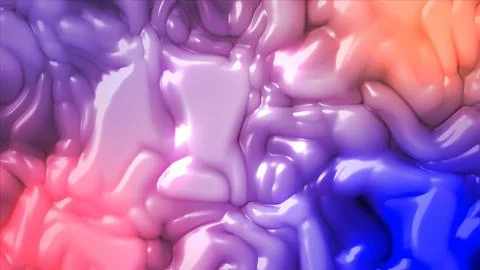Gradient liquid background. Abstract wavy pattern. Stock Illustration