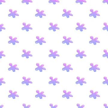 Gradient liquid blobs creating seamless abstract pattern Stock Illustration
