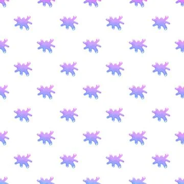 Gradient liquid slime splats seamless background pattern Stock Illustration
