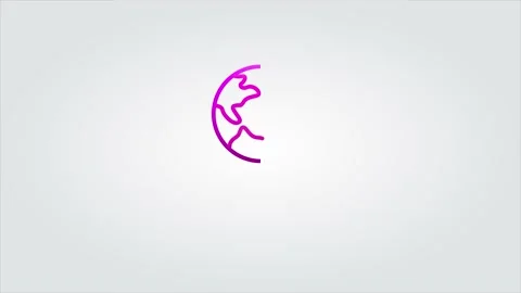 Gradient Logo Motion Stock Footage 143638395