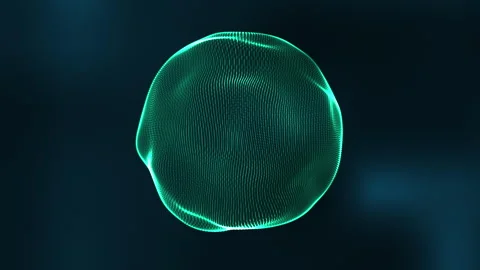 Gradient loop animation background in 4k with Turbulent wave lines background. Stock Footage 283177365