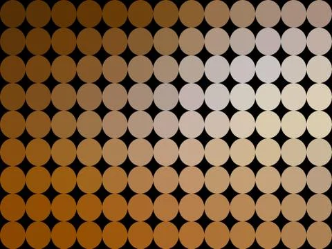 Gradient low poly circle style vector mosaic background Illustrazione stock