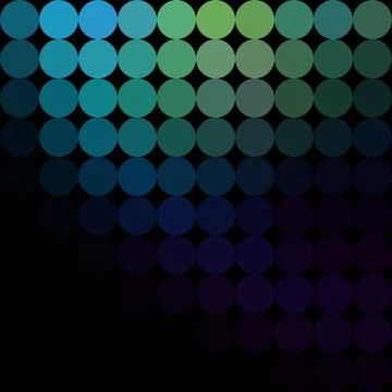 Gradient low poly circle style vector mosaic background Stock Illustration