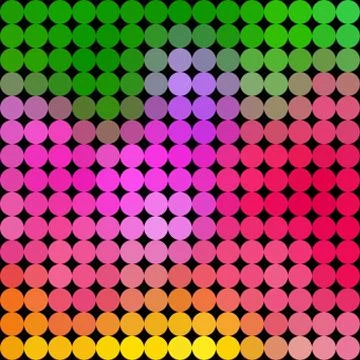 Gradient low poly circle style vector mosaic background Stock Illustration