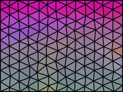 Gradient low poly triangle style vector mosaic background Stock Illustration