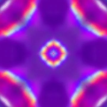 Gradient mandala background. Rainbow neon Holographic abstract pattern. Mystical 스톡 일러스트