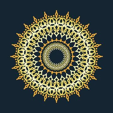 Gradient Mandala illustration Stock Illustration