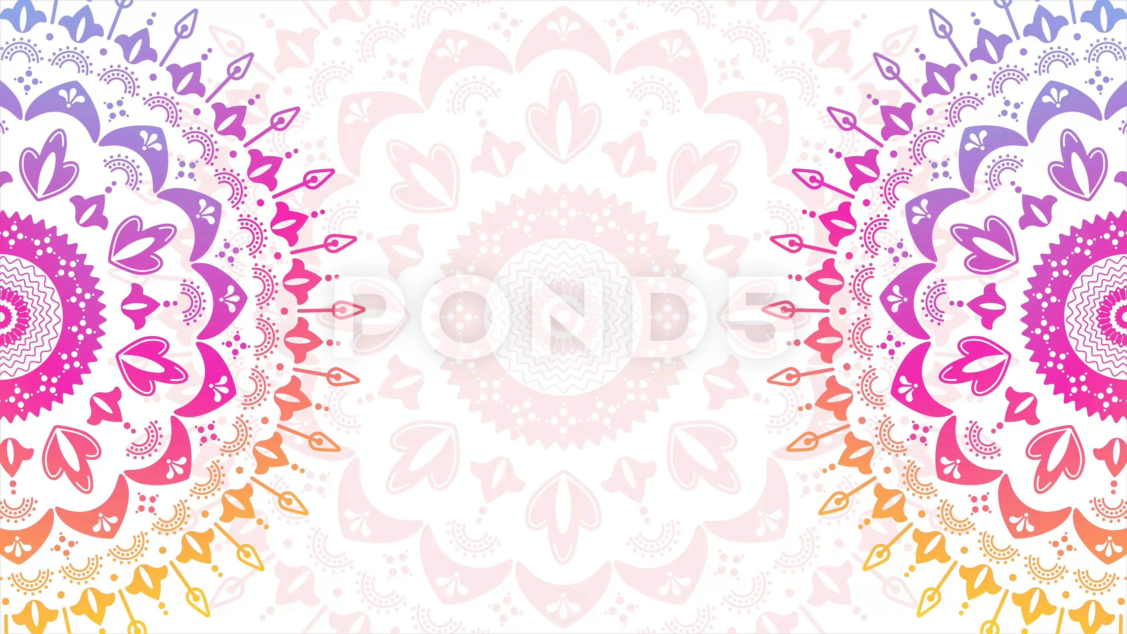 Gradient mandala ornament background. Fo... | Stock Video | Pond5