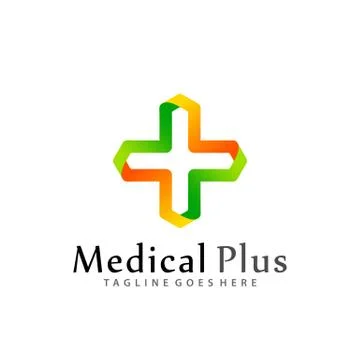 Gradient Medical Plus Modern Logos Design Vector Illustration Template Illustration