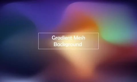 Gradient Mesh Background Colorful good for background, design, social media.. Illustration