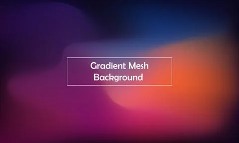 Gradient Mesh Background Colorful good for background, design, social media.. Illustration