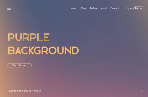 Gradient mesh background vector purple design layout for banner or poster Stock Illustration
