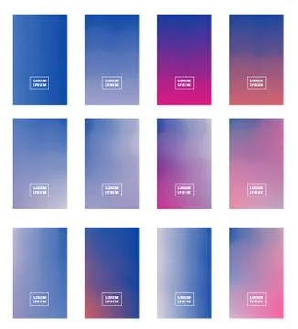 Gradient Mesh vector can be used as a screen saver on a computer screen Stock Illustration