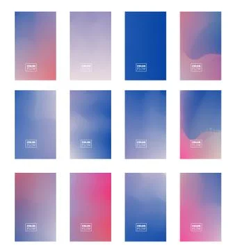 Gradient Mesh vector can be used as a screen saver on a computer screen Stock Illustration