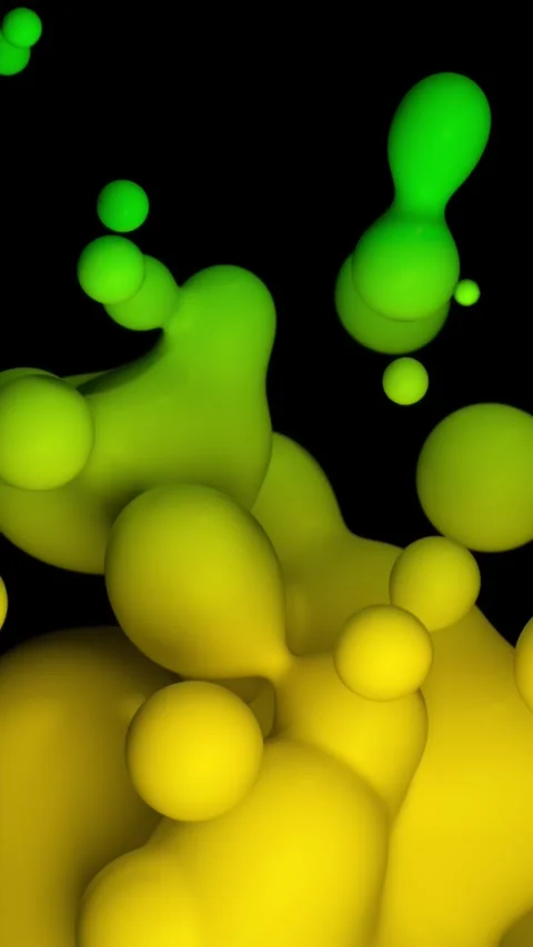 Gradient Metaball Loop 4K Stock Footage 285138625