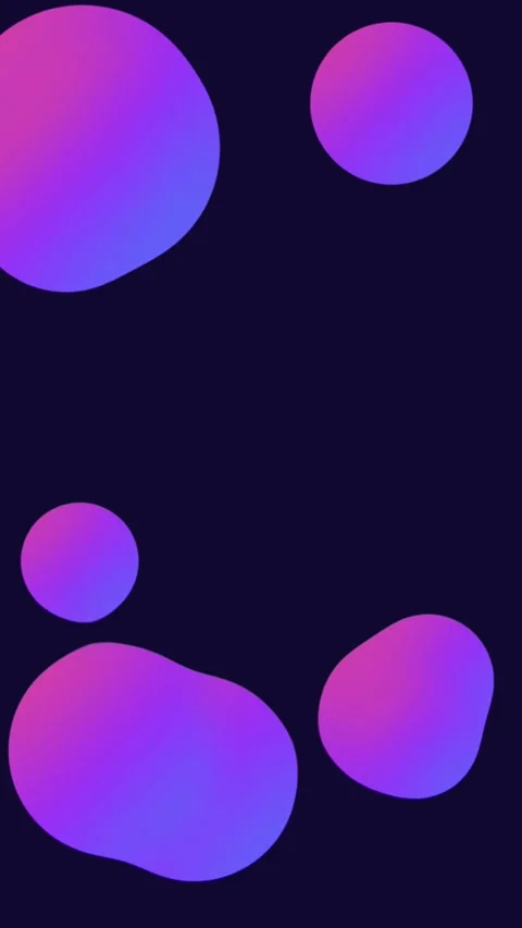 Gradient metaballs abstract background loop for mobile story backgrounds Stock Footage 348704076