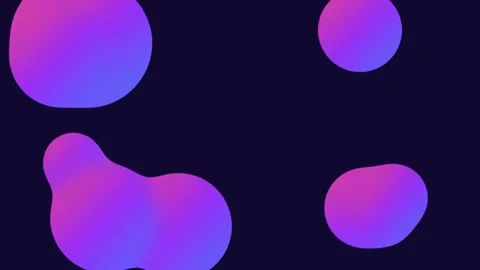 Gradient metaballs abstract background loop for video backgrounds Stock Footage 348704078