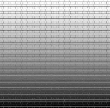 Gradient metallic brick wall creating a modern background Stock Illustration