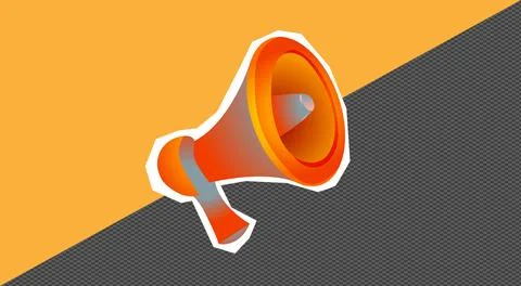 Gradient microphone with transparent background Stock Illustration