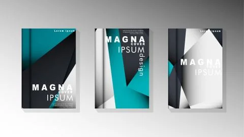 Gradient minimal geometric pattern. background design of the triangle cover 스톡 일러스트