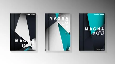 Gradient minimal geometric pattern. background design of the triangle cover Stockillustratie