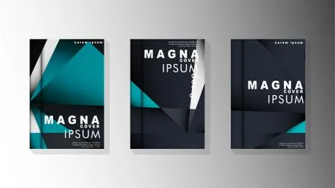 Gradient minimal geometric pattern. background design of the triangle cover Illustrazione stock