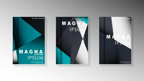 Gradient minimal geometric pattern. background design of the triangle cover 스톡 일러스트