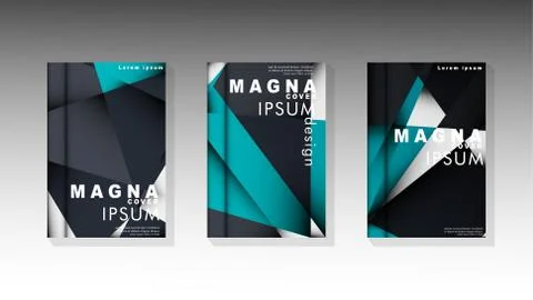 Gradient minimal geometric pattern. background design of the triangle cover Stockillustratie