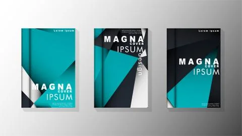 Gradient minimal geometric pattern. background design of the triangle cover イラスト素材