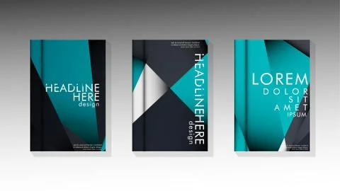 Gradient minimal geometric pattern. background design of the triangle cover Stockillustratie