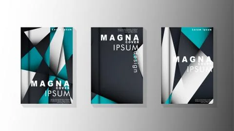 Gradient minimal geometric pattern. background design of the triangle cover Stockillustratie